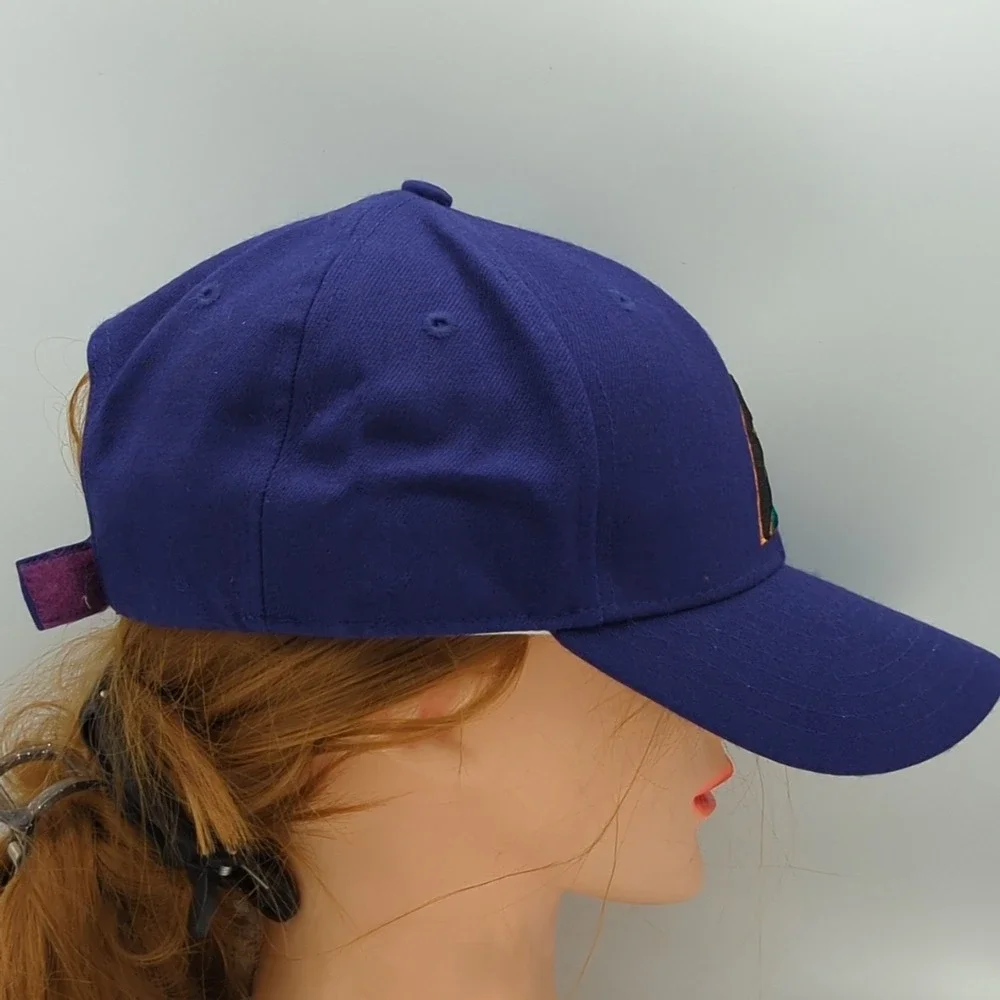 Arizona Diamondbacks New Era MLB Strapback Hat Purple Teal Copper Logo Wool Cap